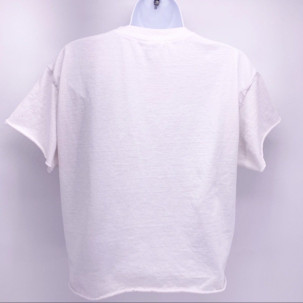 VINTAGE Cropped Las Vegas T-Shirt Size M - Picture 6 of 8
